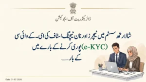 Mandatory e-kyc for teaching and non-teaching staff in maharashtra